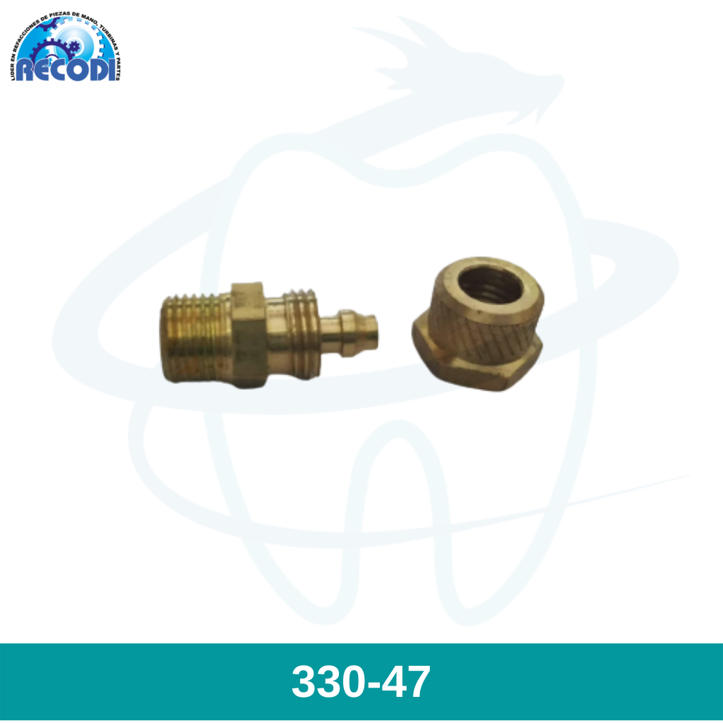 Conector recto 3/32