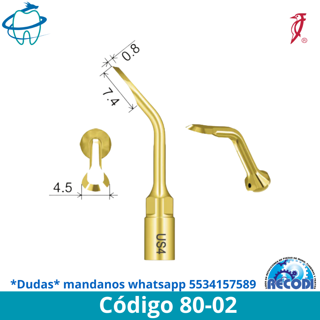 Punta escariador US4