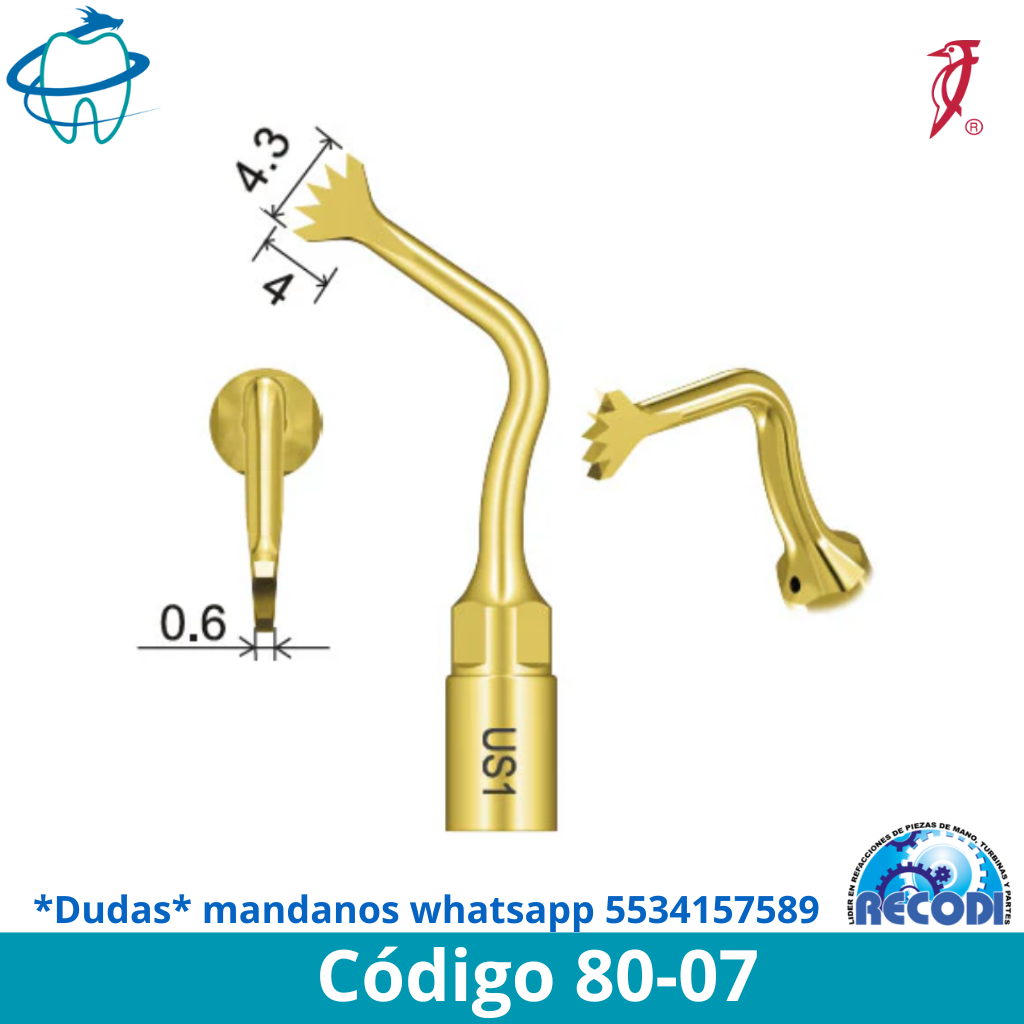 Punta piezoeléctrico US1